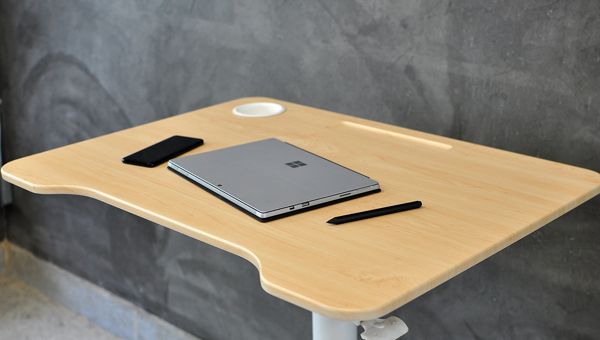 Growth Table-โต๊ะไฟฟ้าขาเดียวปรับระดับความสูงด้วยโช๊ค